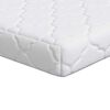 vidaXL Matratze Wei&szlig; 60 x 120 cm Jacquard-Stoff