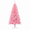 vidaXL Weihnachtsbaum mit 150 LEDs mit St&auml;nder Rosa 120 cm PVC