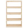 vidaXL B&uuml;cherregal/Raumteiler 80x30x135,5 cm Massivholz Kiefer