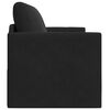 vidaXL Klappsofa Bett Schwarz 124 x 71 x 78 cm Samt