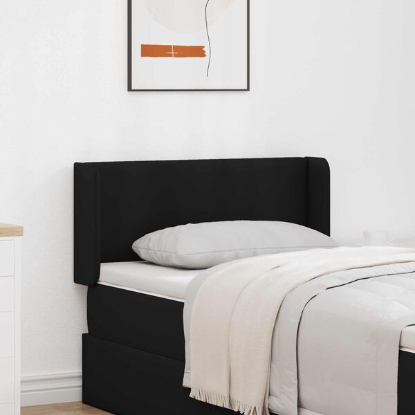 vidaXL Kopfteil Ohr Schwarz 40,5 x 40,5 x 4 cm PVC