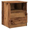 vidaXL Nachttische 2 Stk. Altholz-Optik 40x40x50 cm Holzwerkstoff