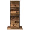 vidaXL Magazinregal mit Regal Altholz 68 x 40 x 123.5 cm Holzwerkstoff