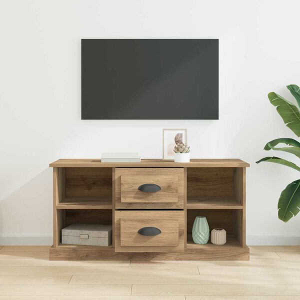 vidaXL TV-Schr&auml;nk Artisan-Eiche 99,5 x 35,5 x 48 cm Holzwerkstoff