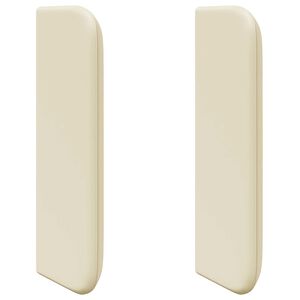 vidaXL Kopfteil Ohr Creme 40,5 x 40,5 x 4 cm PVC