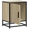 vidaXL Nachttisch Sonoma-Eiche 40x31x50 cm Holzwerkstoff und Metall