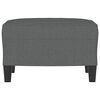 vidaXL Fußhocker Dunkelgrau 60x50x41 cm Stoff
