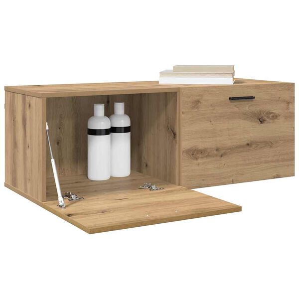 vidaXL Wandschrank Artisan-Eiche 100 x 36,5 x 35 cm Holzwerkstoff