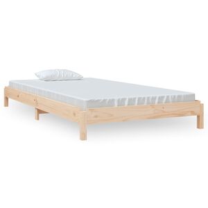 vidaXL Stapelbett 100x200 cm Massivholz Kiefer