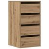 vidaXL Kommode Artisan-Eiche 40x41x76 cm Holzwerkstoff