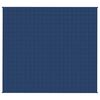 vidaXL Gewichtsdecke Blau 200x225 cm 9 kg Stoff