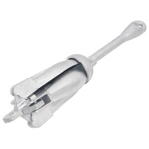 vidaXL Klappanker Silbern 3,2 kg Temperguss