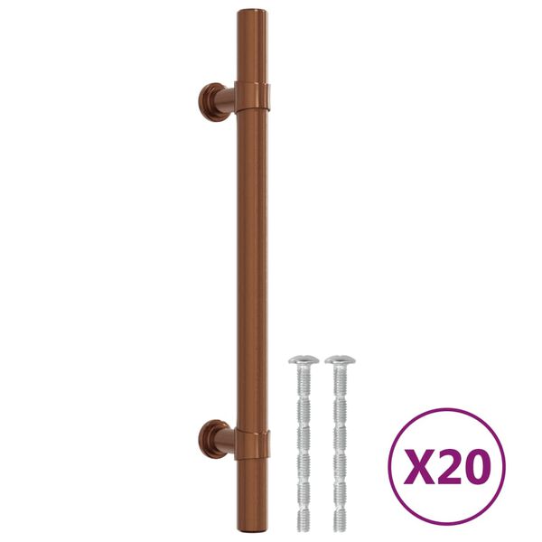 vidaXL M&ouml;belgriffe 20 Stk. Bronzen 128 mm Edelstahl