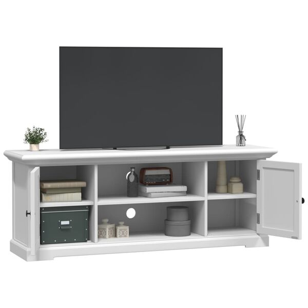 vidaXL TV-Schrank Weiß 110x30x41 cm Holzwerkstoff