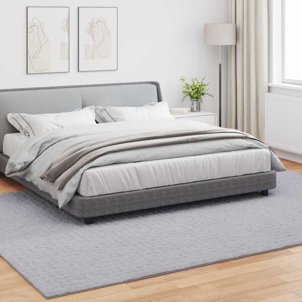 vidaXL Bereichsteppiche Rechtwinklig HUARTE Grau 280 x 200 cm