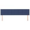 vidaXL Kopfteile Blau 180x5x78/88 cm Stoff