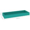 vidaXL Loggia Wandregale 2 Stk. Blau 40x15x4 cm MDF