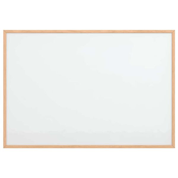 vidaXL Magnetisches Whiteboard mit Rahmen aus massivem Kiefernholz 80 x 55 cm