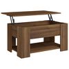 vidaXL Couchtisch Braun Eichen-Optik 79x49x41 cm Holzwerkstoff