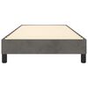 vidaXL Boxspringbettgestell Dunkelgrau 90x190 cm Samt