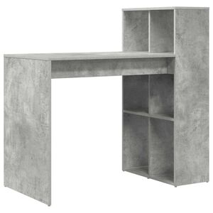 vidaXL Schreibtisch Beton Grau 108 x 55 x 103.5 cm Holzwerkstoff