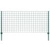 vidaXL Metallzaun Stahl 20 x 1,5 m Gr&uuml;n