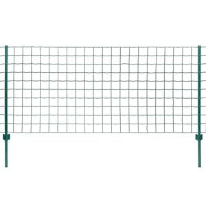 vidaXL Metallzaun Stahl 20 x 1,5 m Gr&uuml;n