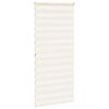 vidaXL Doppelrollo Marmorbeige 100x200 cm Stoffbreite 95,9 cm Polyester