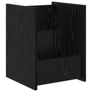 vidaXL Magazinregal Schwarz Eichen-Optik 35 x 35 x 45 cm Holzwerkstoff