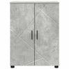 vidaXL Badezimmerschrank mit Speicher Beton Grau 60 x 35 x 80 cm