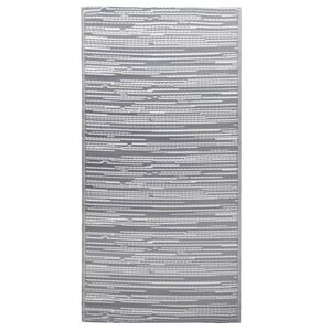 vidaXL Outdoor-Teppich ARAKIL Grau 190x290 cm PP