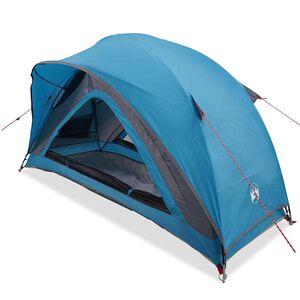 vidaXL Campingzelt 1 Person Blau Wasserfest