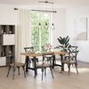 vidaXL Esstisch NOAIN A-Form-Beine 180x90x75 cm Massivholz Kiefer