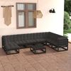 vidaXL 9-tlg. Garten-Lounge-Set mit Kissen Massivholz Kiefer