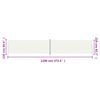 vidaXL Seitenmarkise Ausziehbar Creme 220x1200 cm
