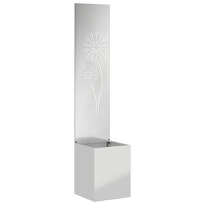 vidaXL Garten Sichtschutz-Leinwand Silber 32 x 32 x 150 cm