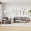 vidaXL Sofa 2 pcs Taupe