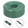 vidaXL Gartenschlauch mit Kupplung-Set Gr&uuml;n 0,5" 100 m PVC