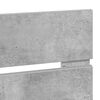 vidaXL Kopfteil Beton Grau 90 cm Holzwerkstoff