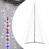 vidaXL LED Weihnachtsbaum 615 LEDs Mehrfarbig 404,5 cm