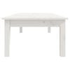 vidaXL Couchtisch Wei&szlig; 110x50x30 cm Massivholz Kiefer