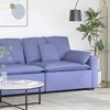 vidaXL Modulares Sofa Endmodul mit Armlehne Kissen Jeansblau 100 cm