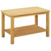 vidaXL Beistelltisch &Ouml;l-Natur 70 x 40 x 45 cm Massivholz Akazie