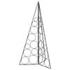 vidaXL Metall Weihnachtsbaum KUOPIO 100 cm Stahl Schwarz