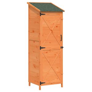 vidaXL Garten Shed Braun 59,5 x 56 x 176,5 cm Holzwerkstoff