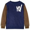 vidaXL Kinder-Sweatshirt Dunkles Marineblau 92