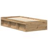 vidaXL Bettgestell ohne Matratze Artisan-Eiche 90x200cm Holzwerkstoff