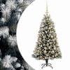 vidaXL K&uuml;nstlicher Weihnachtsbaum mit klappbaren Zweigen und Kugeln