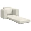 vidaXL Schlafsofa Creme 98 x 71 x 83 cm Samt