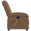 vidaXL Massagesessel Braun Stoff